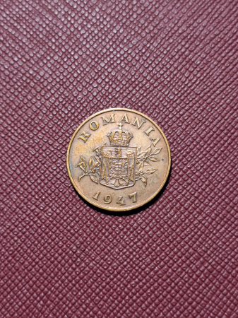 Romania, Regat, 2 lei 1947, Regele Mihai I, stare foarte buna [1]