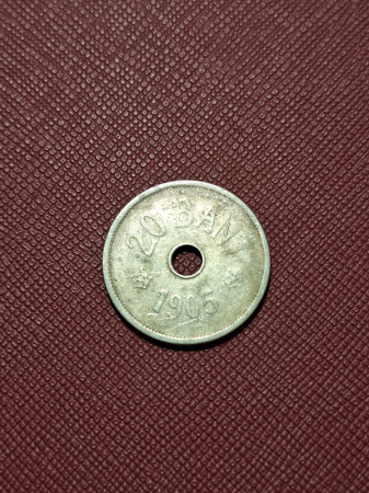 Monede Romania - Romania, Regat, 20 bani 1905, Regele Carol I