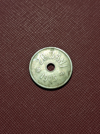 Monede Romania - Romania, Regat, 20 bani 1905, Regele Carol I