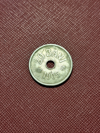 Monede Romania - Romania, Regat, 20 bani 1905, Regele Carol I