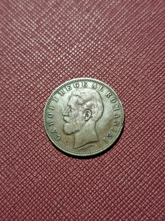 Monede Romania - Romania, Regat, 5 Bani 1882, Regele Carol I