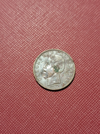 Monede Romania - Romania, Regat, 5 Bani 1882, Regele Carol I
