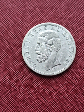Romania, Regat, 5 Lei 1901, moneda rara, Regele Carol I [0]