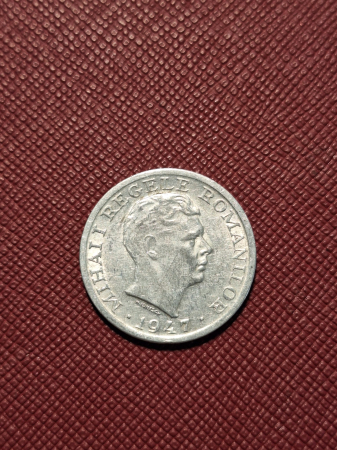 Monede Romania - Romania, Regat, 5 lei 1947, Regele Mihai I, stare foarte buna
