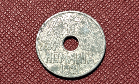 Monede - Romania, Regat, 50 bani 1921, Regele Ferdinand I