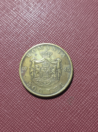 Romania, Regat, 500 lei 1945, Regele Mihai I [1]