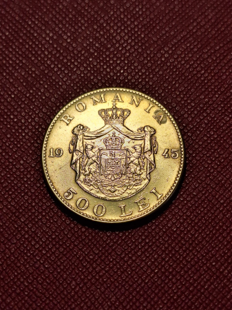 Romania, Regat, 500 lei 1945, Regele Mihai I [1]