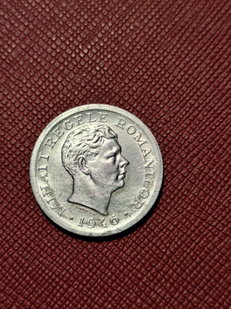 Romania, Regat, 500 lei 1946, Regele Mihai I, eroare: matrita crapata [1]