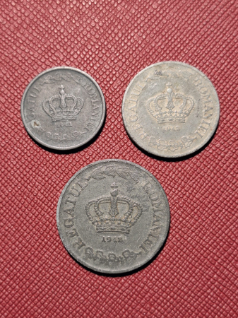Romania, Regat, lot 3 monede 1941-1942 [1]