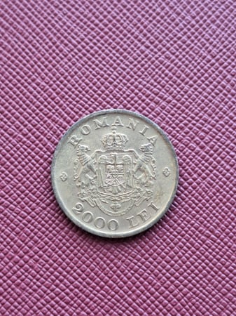 Monede - Romania, Regat, moneda 2000 lei 1946, Regele Mihai I