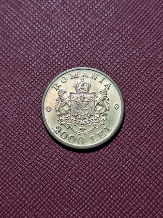 Monede - Romania, Regat, moneda 2000 lei 1946, Regele Mihai I