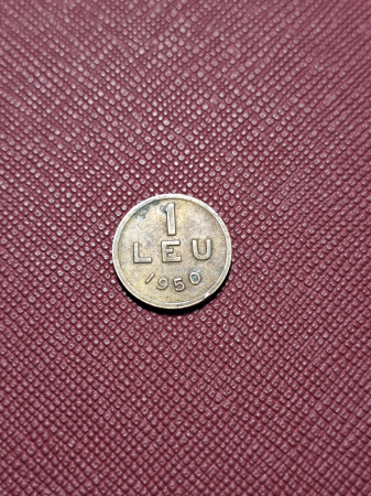 Monede - Romania - RPR, moneda 1 Leu 1950