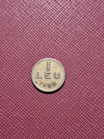 Monede Romania - Romania - RPR, moneda 1 Leu 1950