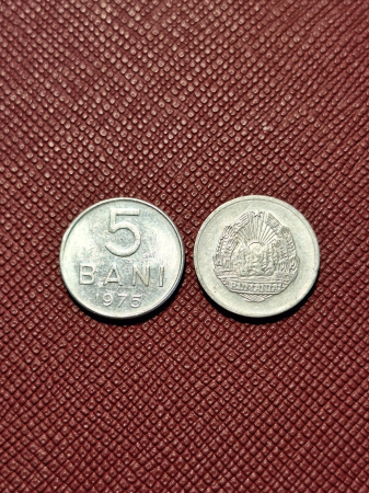 Monede - Romania - RSR, moneda 5 Bani 1975
