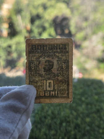 Romania, set 3 bancnote: 10 Bani, 25 Bani, 50 Bani 1917, Regele Ferdinand I [2]