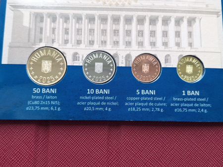 Romania set monetarie 2025 - 145 ani de la infiintarea BNR, 20 ani denominare LEU [3]