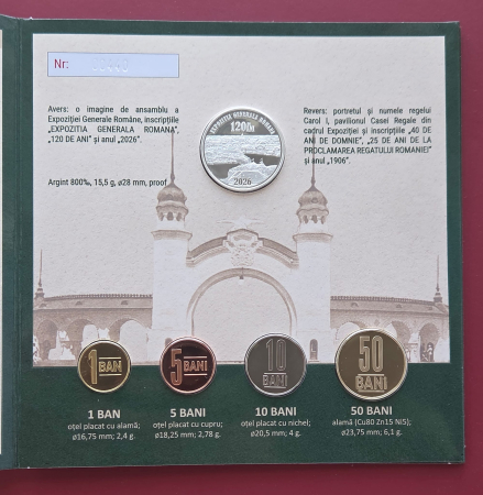 Romania set monetarie 2026 - 120 ani de la Expozitia Generala Romana din 1906 [1]
