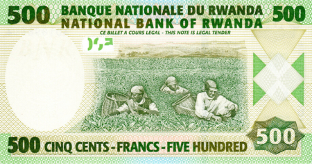 Rwanda - Rwanda 500 Franci 2008, necirculata