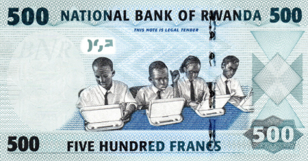 Rwanda 500 Franci 2013, necirculata [1]
