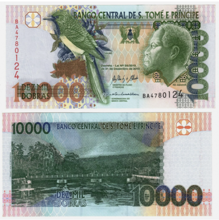 Bancnote Africa - Sao Tome si Principe 10 000 Dobras 2013, necirculata