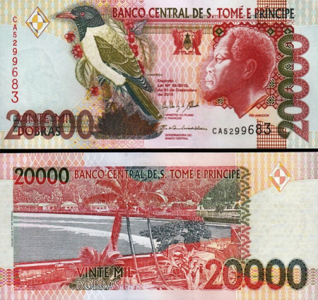 Bancnote Africa - Sao Tome si Principe 20 000 Dobras 2013, necirculata