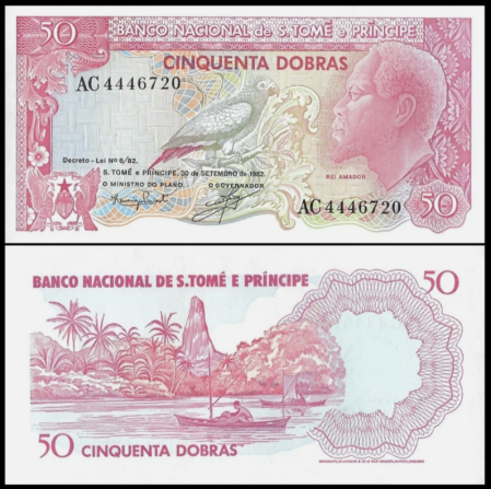 Bancnote - Sao Tome si Principe 50 Dobras 1982, necirculata