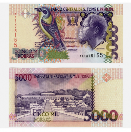 Sao Tome & Principe - Sao Tome si Principe 5000 Dobras 1996, necirculata
