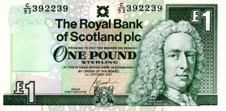 Scotia 1 Pound 2001, Lordul Ilay si castelul Edinburgh, necirculata [1]