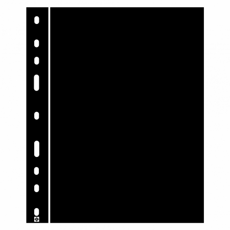 Set 10 separatoare negre, PVC, pentru folii din gama Optima, format 20x25 cm [1]