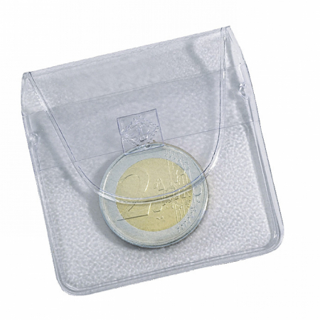 Din trusa colectionarului - Set 10 posete monede cu diametru maxim 46 mm