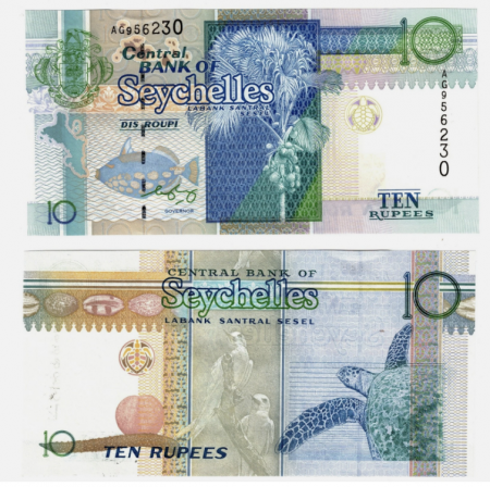 Bancnote Africa - SEYCHELLES, 10 Rupii 2008, necirculata