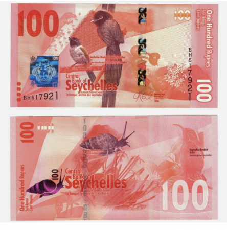 Bancnote Africa - SEYCHELLES, 100 Rupii 2016, necirculata