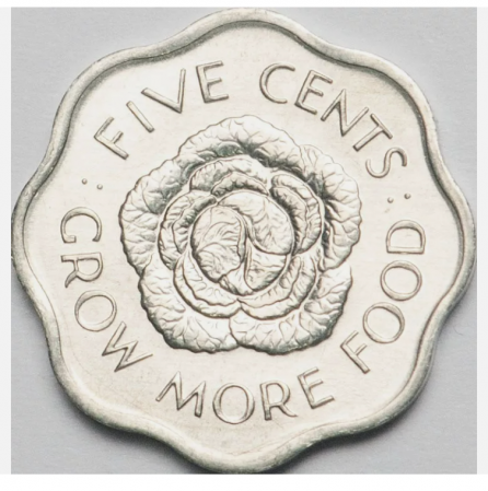 Seychelles 5 centi 1975 FAO - flora, necirculata [1]