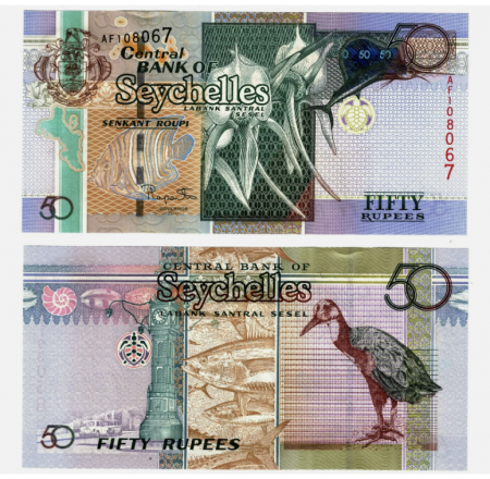 Bancnote Africa - SEYCHELLES, 50 Rupii 2011, necirculata