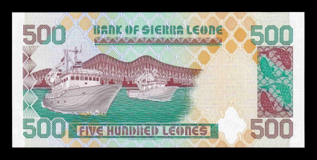 Sierra Leone 500 Leones 1998, Kai Londo, necirculata [1]