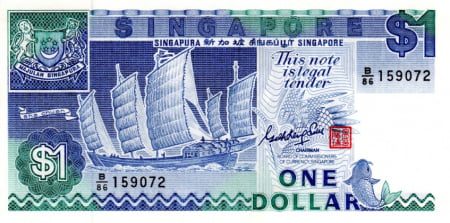 Singapore 1 Dolar 1987, necirculata [0]