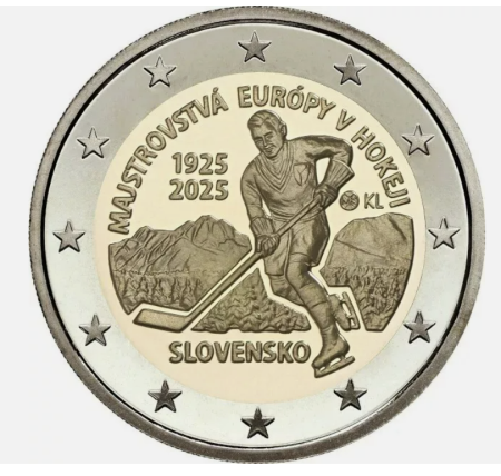 Monede Euro, Eurocenti - Slovacia 2 euro 2025 Hochei, UNC