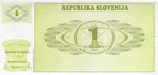 Slovenia 1 Tolar 1990, necirculata [1]