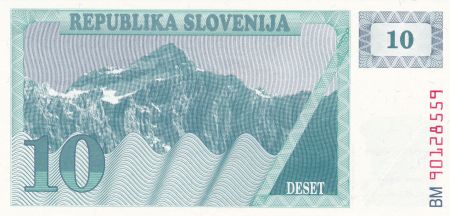 Slovenia 10 Tolari 1990, necirculata [0]