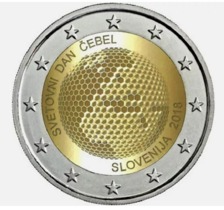 Slovenia - Slovenia 2 euro 2018, Ziua Mondiala a Albinelor, UNC
