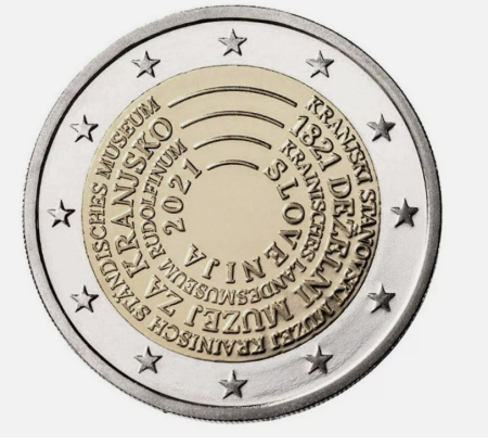 Slovenia - Slovenia 2 euro 2021, Muzeul Carniola - Primul Muzeu, UNC