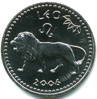 Somaliland 10 shillings 2006 UNC, Semnele Zodiacului. LEU [0]