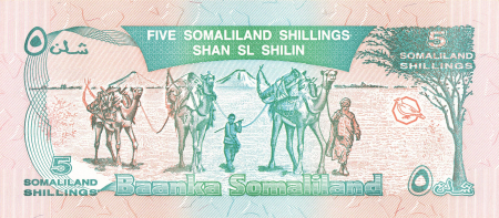 Somaliland - Somaliland, 5 Shilingi 1994, necirculata