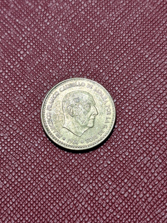 Monede Europa - Spania 1 peseta 1966
