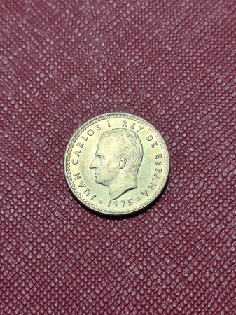 Monede Europa - Spania 1 peseta 1975