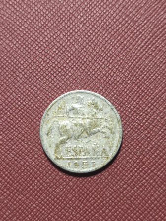 Monede Europa - Spania 10 centimos 1953