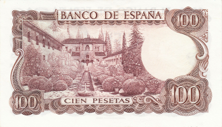 Bancnote Europa - Spania 100 Pesetas 1970, Manuel de Falla, necirculata