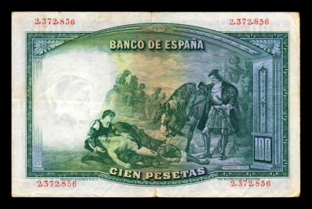 Spania 100 Pesetas Gran Capitán 1931, circulata [1]