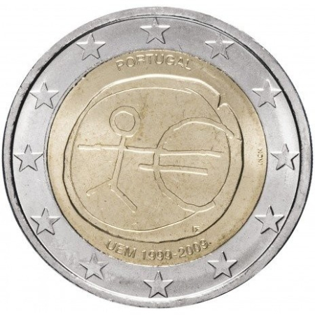 Portugalia - Portugalia 2 euro 2009, Uniunea Economică și Monetară, UNC