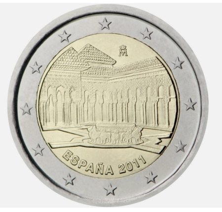 Spania - Spania 2 euro 2011 Alhambra, UNC